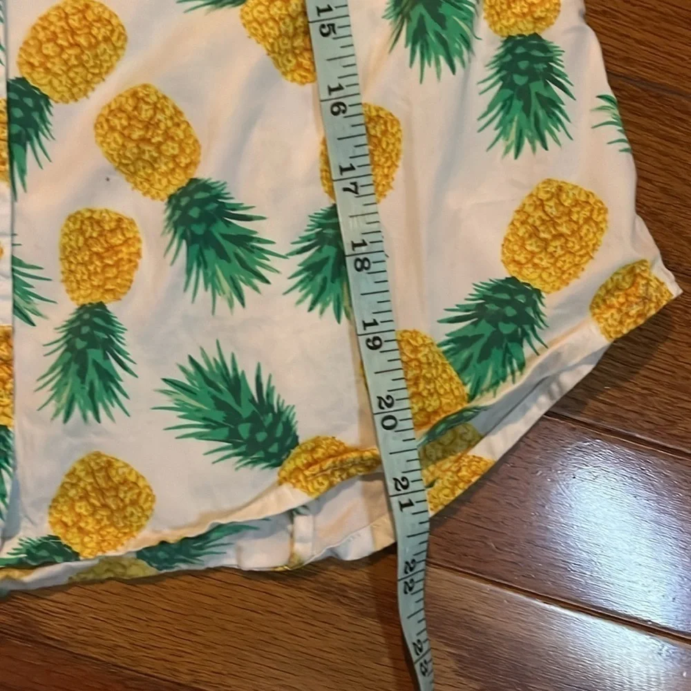 J.Crew | Sleeveless Pineapple Cotton Poplin Shirt Signature Fit XS Summer Spring